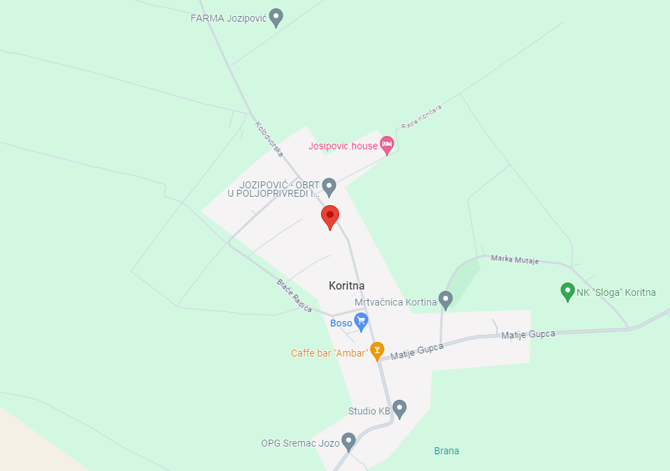 Mapa sa lokacijom sjedišta firme